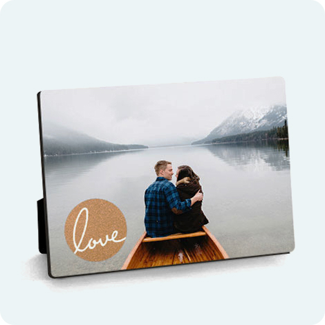 Wohndekoration Foto auf Holz von einer Szenerie